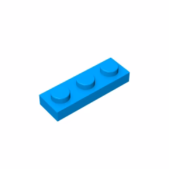 GOBRICKS GDS-503 Plate 1 x 3 - YWOBB