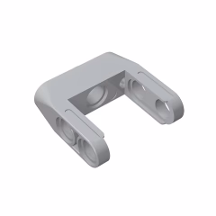 GOBRICKS GDS-1030 Pin Connector Toggle Joint Smooth Double with Axle and Pin Holes - YWOBB