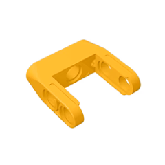 GOBRICKS GDS-1030 Pin Connector Toggle Joint Smooth Double with Axle and Pin Holes - YWOBB