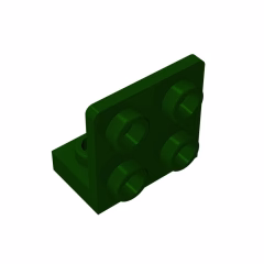 GOBRICKS GDS-642 Bracket 1 x 2 - 2 x 2 Inverted - YWOBB