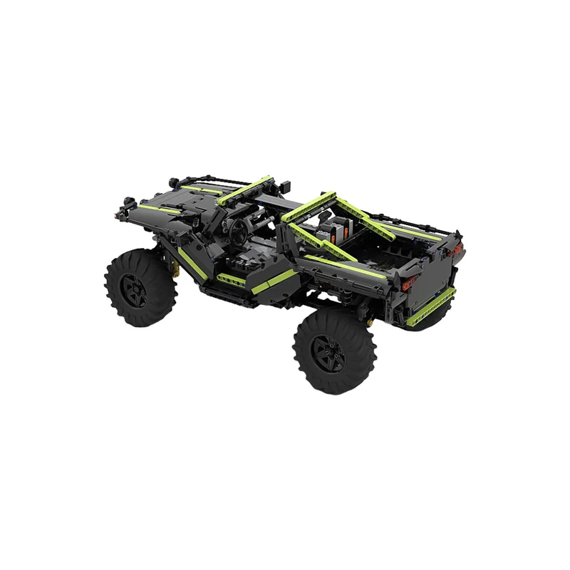 GOBRICKS MOC 166891 Halo Warthog M12-B (Scout Version) - YWOBB