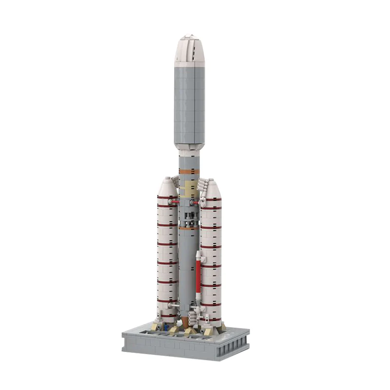 GOBRICKS MOC 61281 Titan IIIE Centaur 1/110 scale - YWOBB