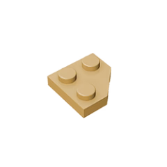 GOBRICKS GDS-1503 Plate 2 x 2 Cut Corner - YWOBB