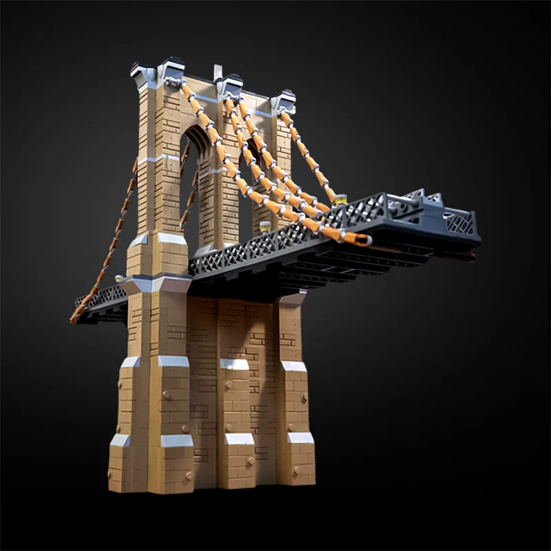 GOBRICKS MOC 183030 The Brooklyn Bridge - YWOBB