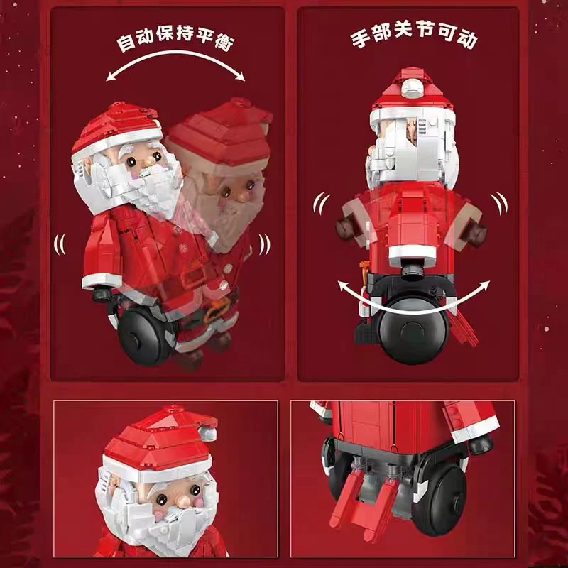Mould King 13116 Smart Programmed Balanced Electric Santa Claus - YWOBB