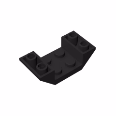 GOBRICKS GDS-683 Inverted 45 4 x 2 Double with 2 x 2 Cutout - YWOBB