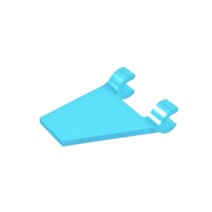 GOBRICKS GDS-895 Flag 2 x 2 Trapezoid - YWOBB