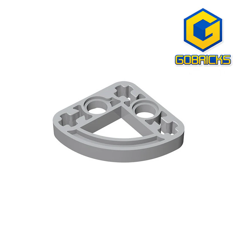 GOBRICKS GDS-990 Modified L-Shape Quarter Ellipse Thin 3 x 3 - YWOBB