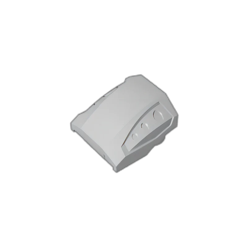 GOBRICKS GDS-M231 Slope Curved 2 x 2 with Debossed Side Ports - YWOBB