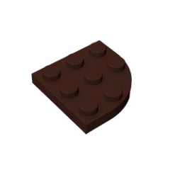 GOBRICKS GDS-570 Round Corner 3 x 3 - YWOBB