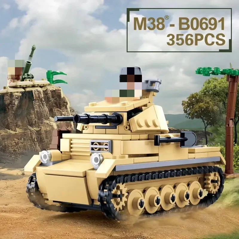 SLUBAN M38-B0691N World War II Reborn: Panzer II - YWOBB