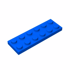 GOBRICKS GDS-512 Plate 2 x 6 - YWOBB