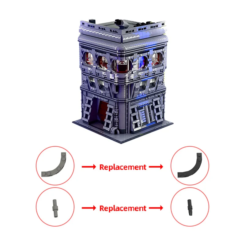 GOBRICKS MOC 153842 Imperial Modular Building - YWOBB