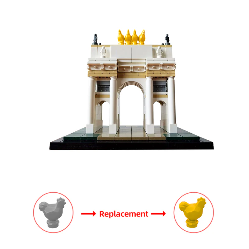 GOBRICKS MOC 48606 Arco della Pace - YWOBB