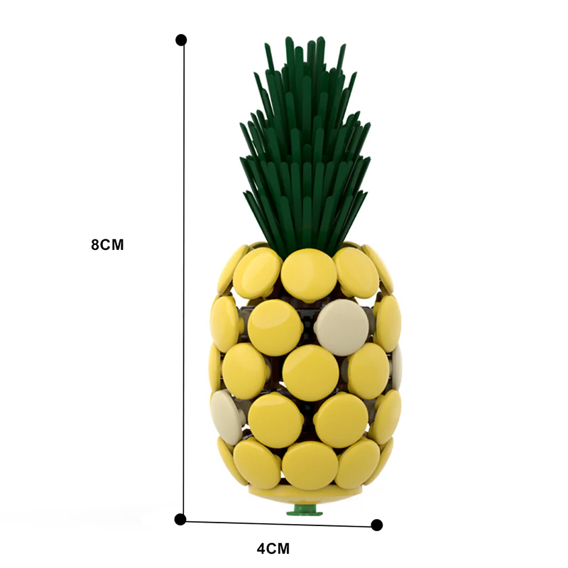 GOBRICKS MOC 42211 Pineapple - YWOBB