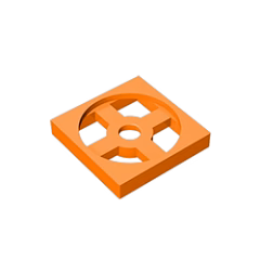 GOBRICKS GDS-949 Turntable 2 x 2 Plate, Base - YWOBB