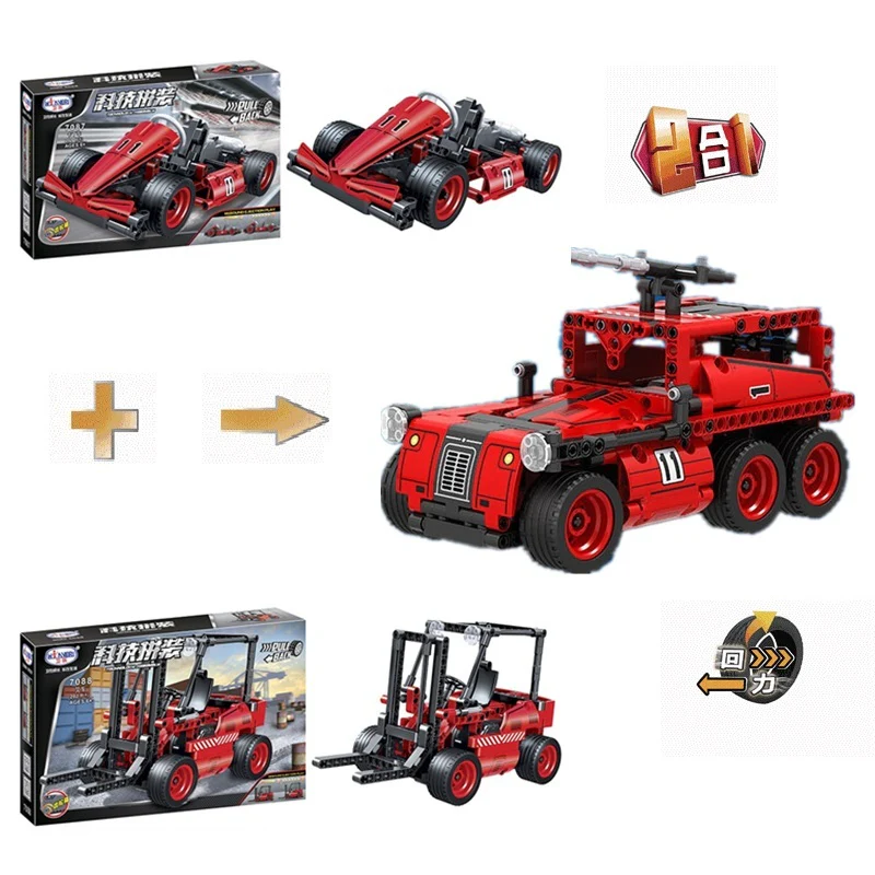 WINNER 7087+7088 The Fire Truck 2 in 1 - YWOBB