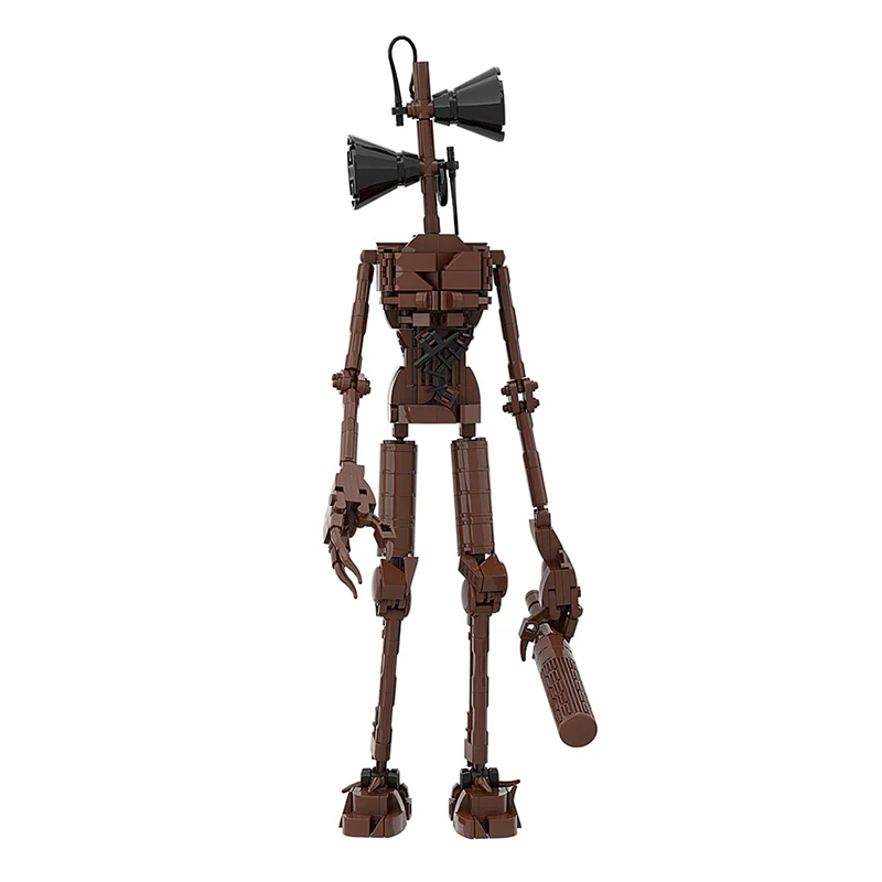 GOBRICKS MOC A0168Y01 Siren head-Brown - YWOBB