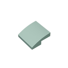 GOBRICKS GDS-659  Curved 2 x 2 - YWOBB
