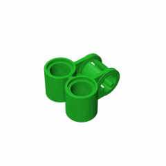 GOBRICKS GDS-927 Axle and Pin Connector Perpendicular Double - YWOBB