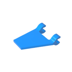 GOBRICKS GDS-895 Flag 2 x 2 Trapezoid - YWOBB