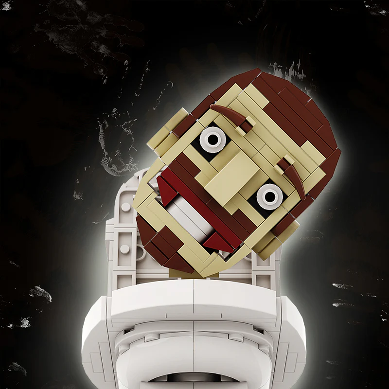 GOBRICKS MOC A0983Y02 toilet man - YWOBB