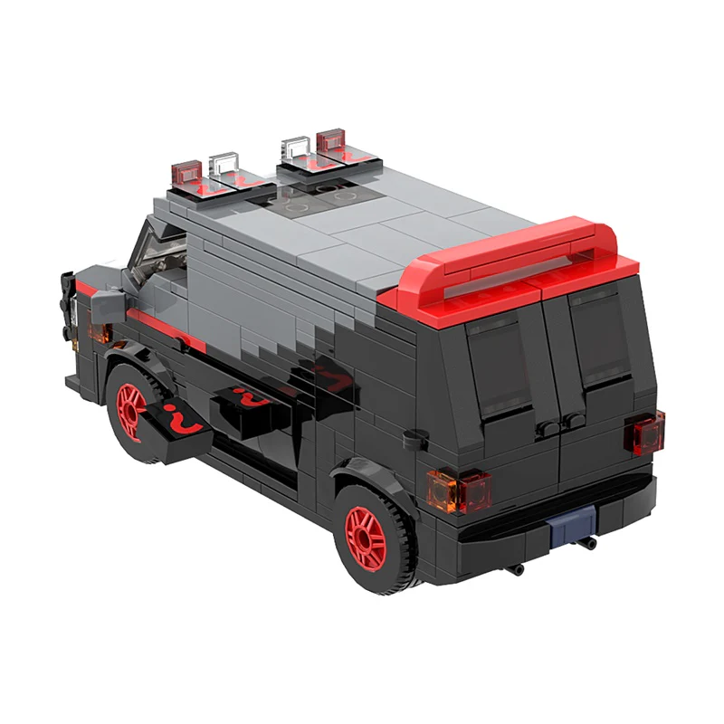 GOBRICKS MOC F-A0617 GMC Vandura - YWOBB