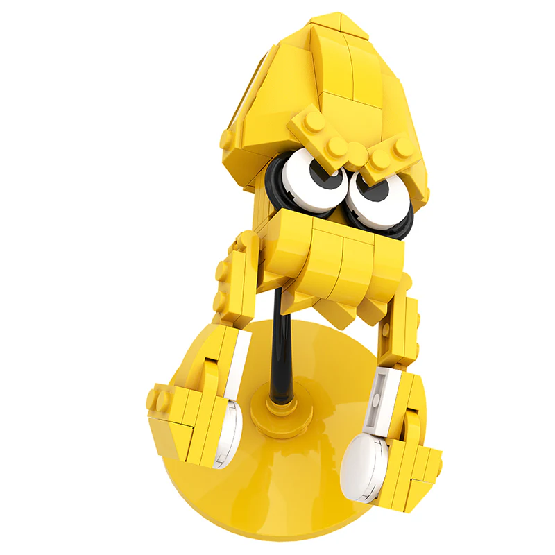 GOBRICKS MOC A0277Y04 yellow squid - YWOBB