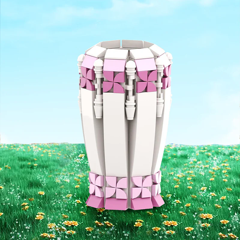 GOBRICKS MOC 137003 Vase for Roses - YWOBB
