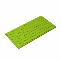 GOBRICKS GDS-529 Plate 8 x 16 - YWOBB