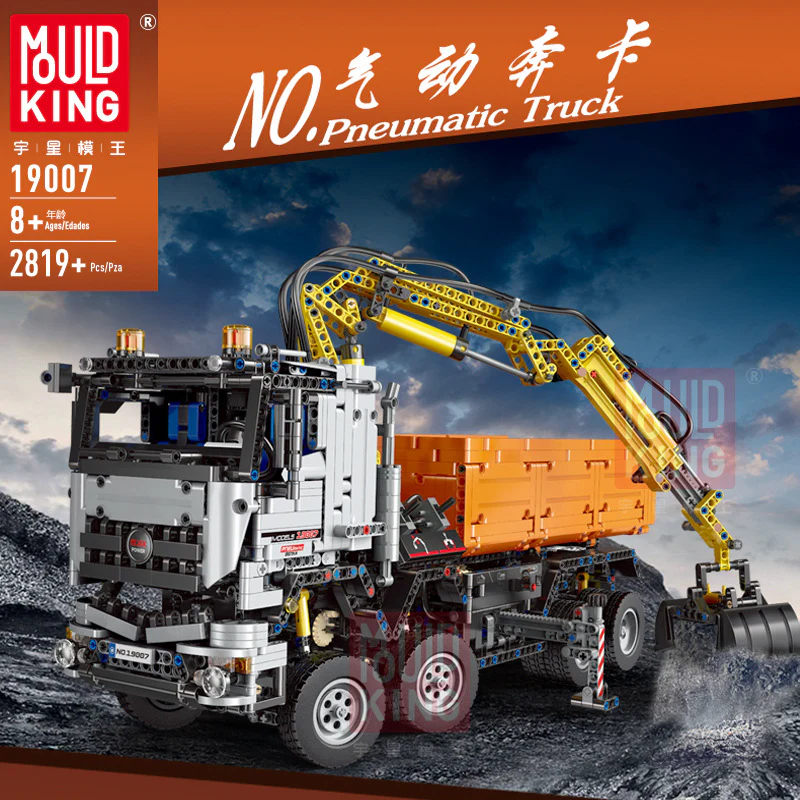 Mould King 19007 RC Pneumatic Truck - YWOBB