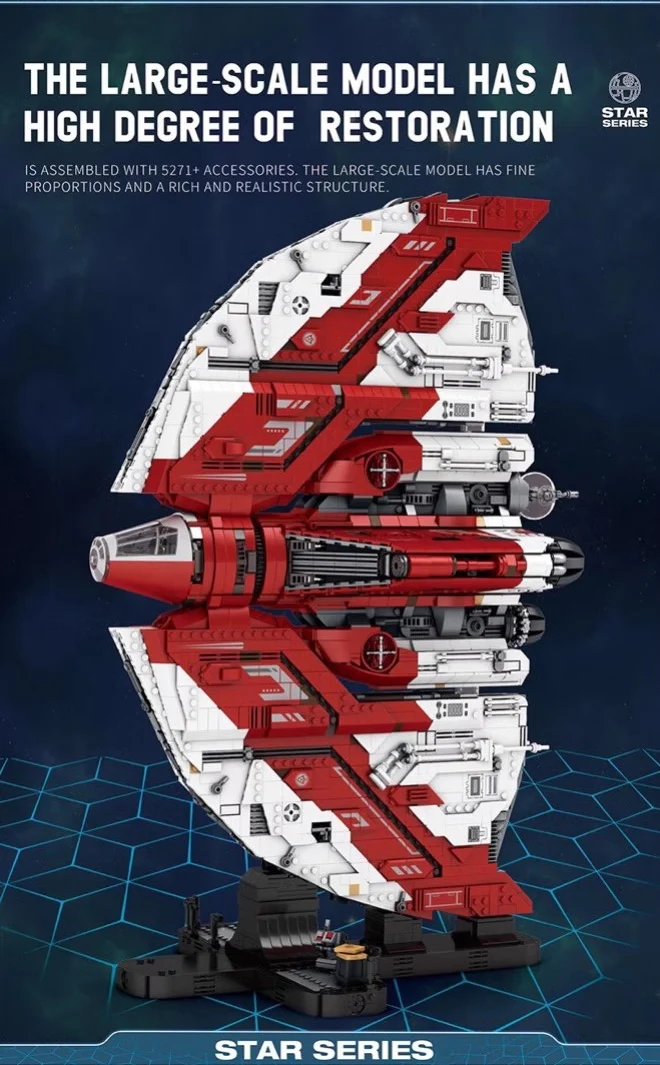 Reobrix 99006 Ahsoka's T-6 Shuttle OVP US Warehouse Version - YWOBB