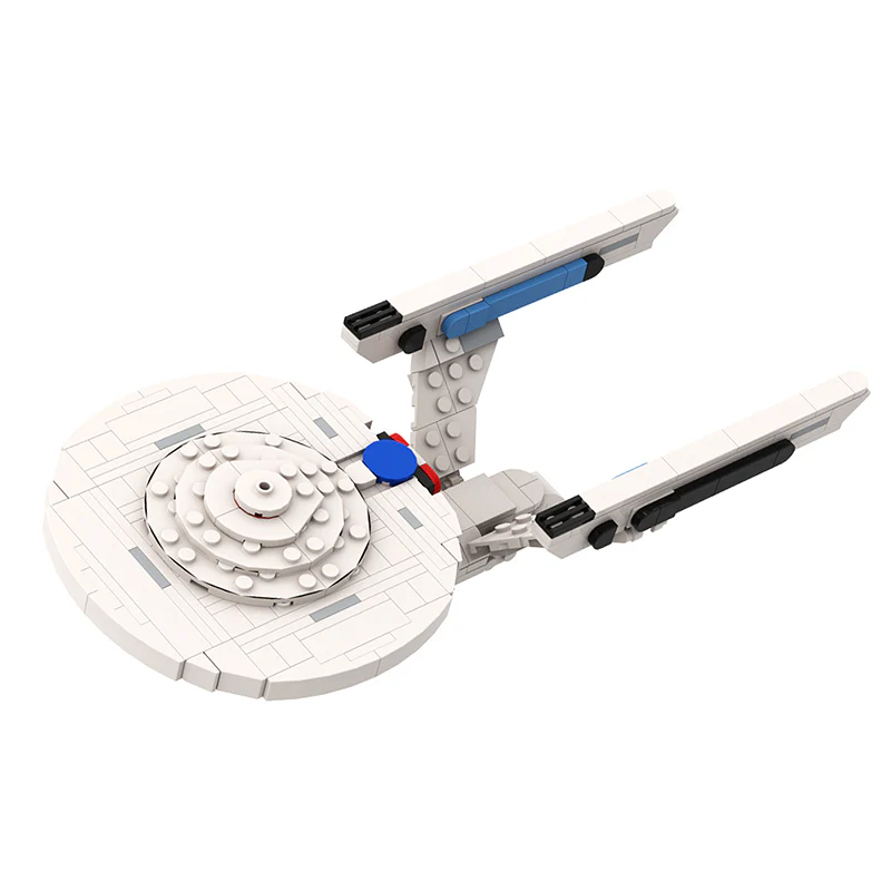 GOBRICKS MOC 105147 Star Trek Enterprise 1701-A - YWOBB