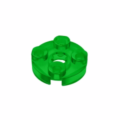 GOBRICKS GDS-609 Plate Round 2 x 2 with Axle Hole - YWOBB