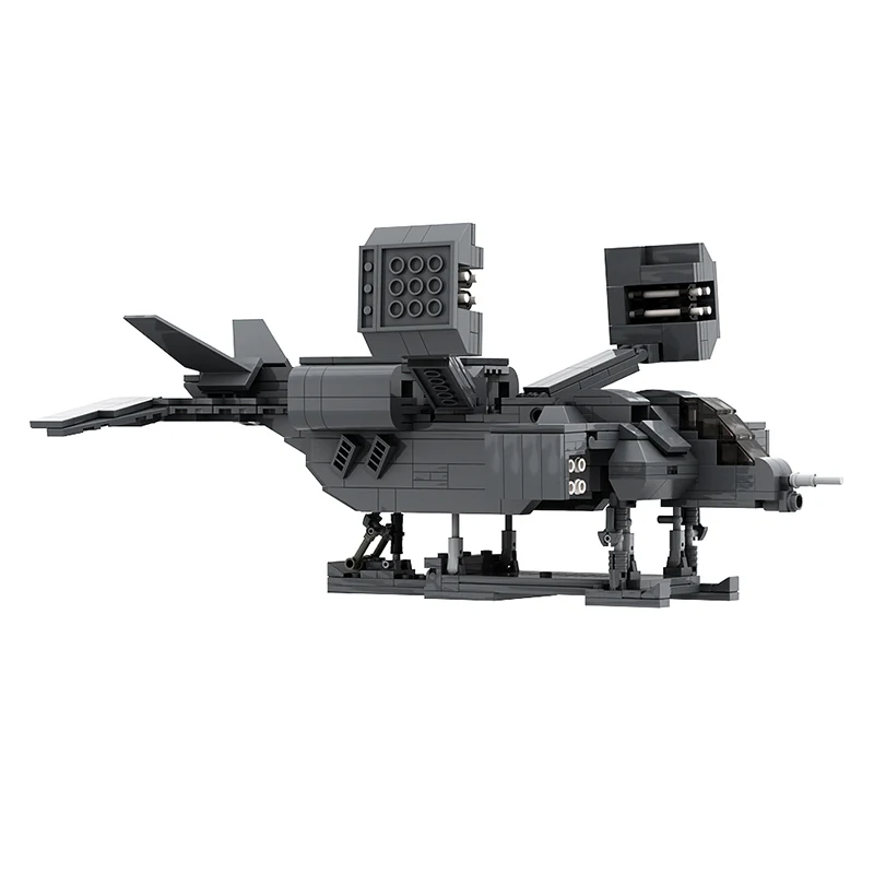 GOBRICKS MOC 39380 Aliens Cheyenne Dropship and APC - YWOBB
