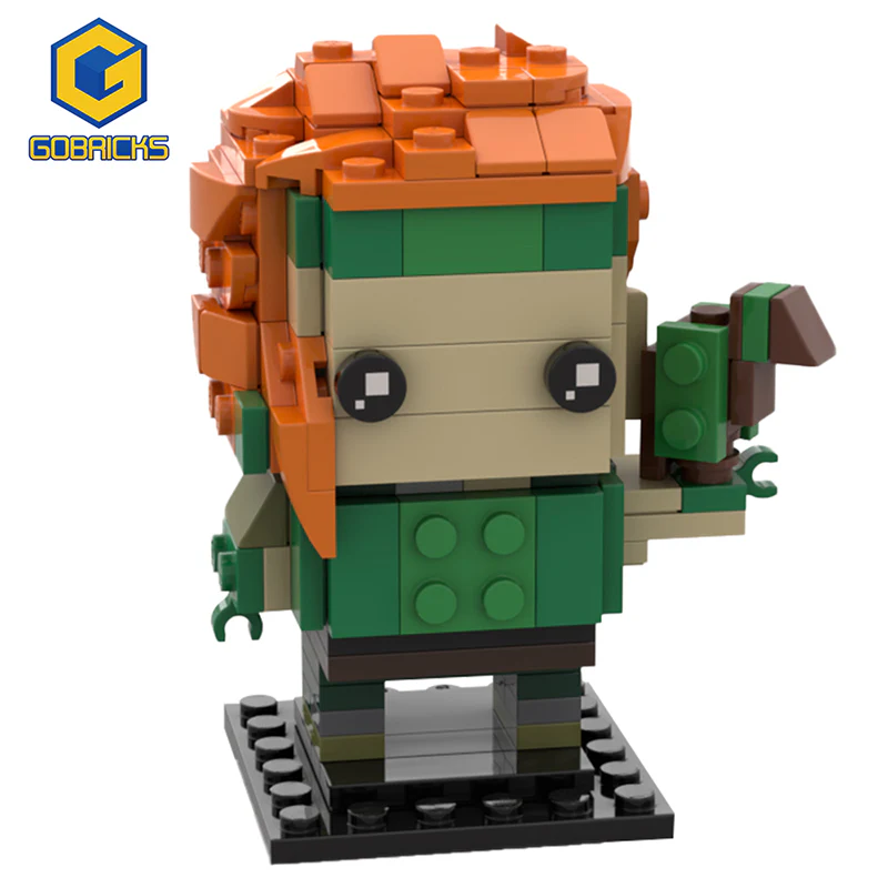 GOBRICKS MOC 116276 VALORANT Skye Brickheadz - YWOBB