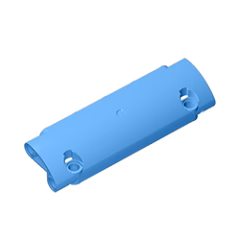 GOBRICKS GDS-1010 Panel Curved 11 x 3 with 2 Pin Holes through Panel Surface - YWOBB