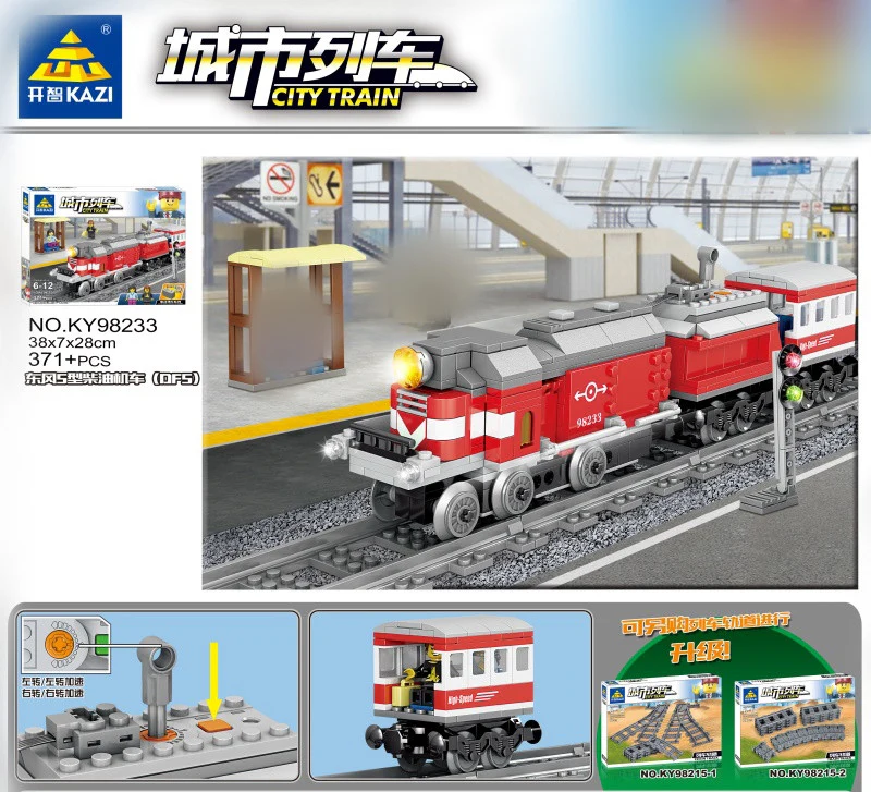 KAZI KY98230-98235 RC Electric Train - YWOBB