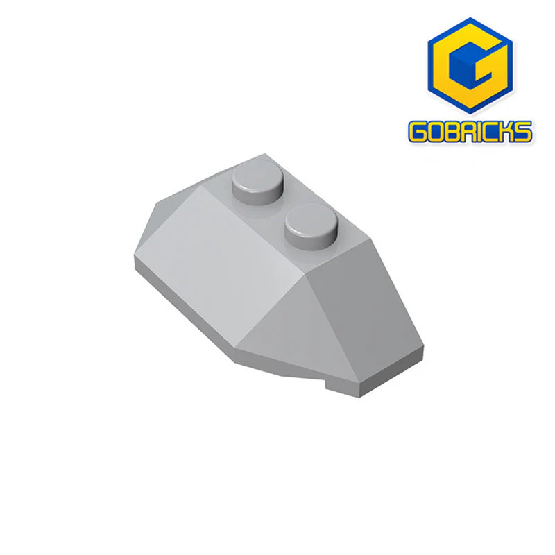 GOBRICKS GDS-756 Wedge 2 x 4 Triple - YWOBB