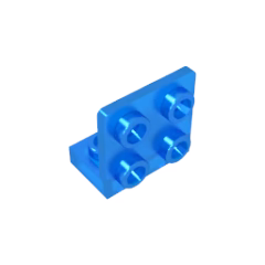 GOBRICKS GDS-642 Bracket 1 x 2 - 2 x 2 Inverted - YWOBB