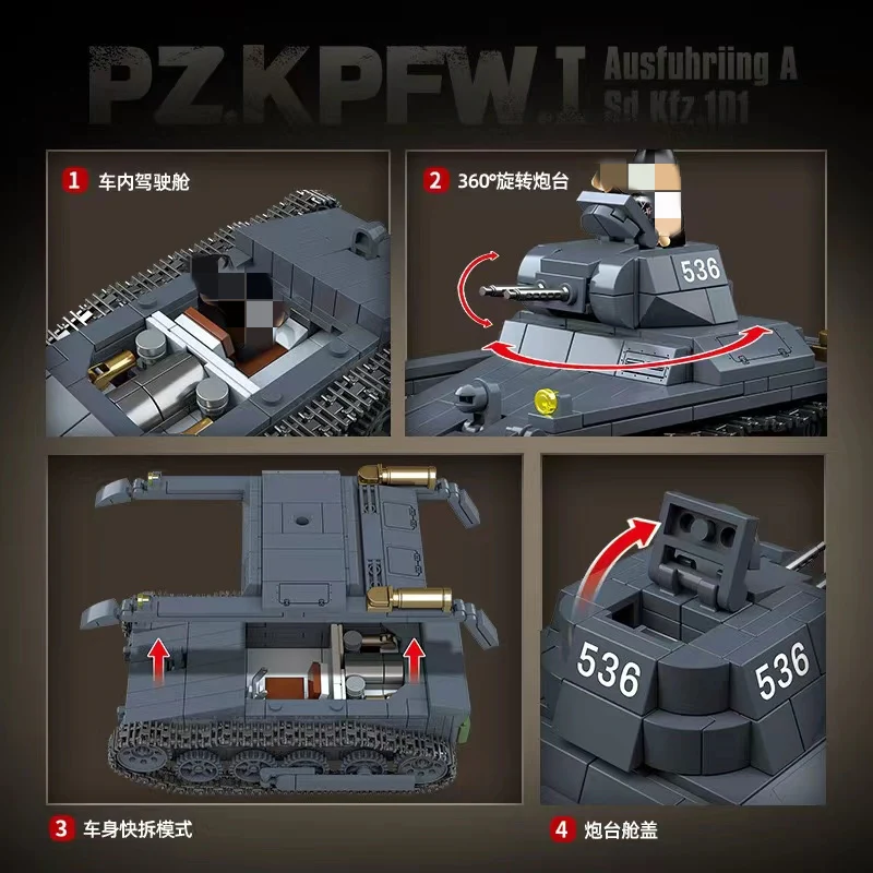 人気特価をすべて Pz.Kpfw. WWII 100274 Guan Quan I YWOBB - Tank 工芸品