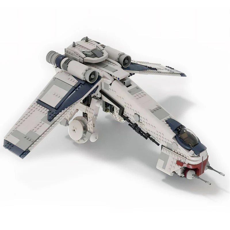 MOC 124928 Republic Dropship V2 (Works with both 2013 and 2022 AT-TES) - YWOBB