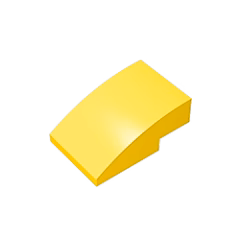 GOBRICKS GDS-1123 Curved 3 x 2 - YWOBB