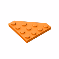 GOBRICKS GDS-554  Plate 4 x 4 Cut Corner - YWOBB