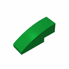 GOBRICKS GDS-657  Curved 3 x 1 - YWOBB