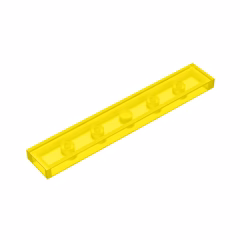 GOBRICKS GDS-564 Tile 1 x 6 - YWOBB
