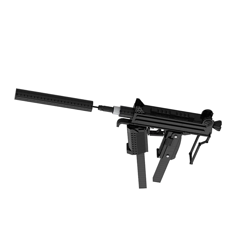 GOBRICKS MOC 142626 CBJ-MS Submachine gun - YWOBB
