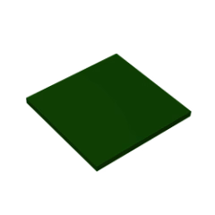 GOBRICKS GDS-1116 Tile 6 x 6 with Bottom Tubes - YWOBB