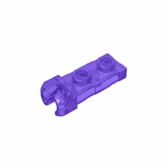 GOBRICKS GDS-851  Modified 1 x 2 with Small Tow Ball Socket on End - YWOBB