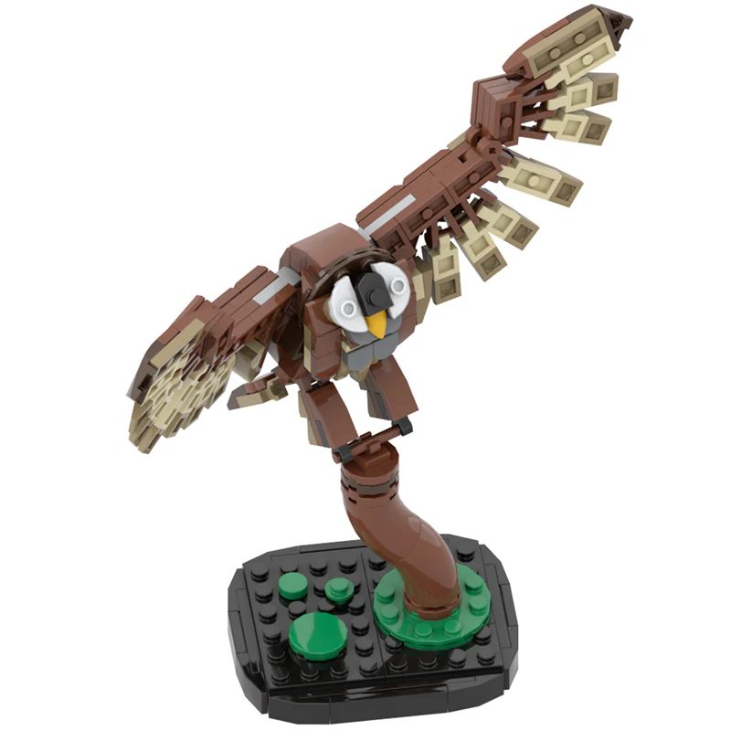 GOBRICKS MOC 175641 Tawny owl - YWOBB